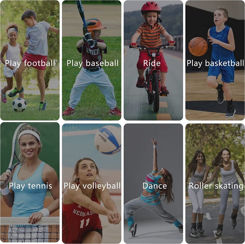 EULANT Volleyaball Knee Pads for Kids, Soft Breathable Children Kneepads with Thick Sponge, Protective Knee Pads for Football Volleyball Dance Skating Basketball Wrestling Running Cycling, Black M - Image 2